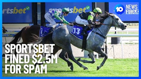 sportsbet fined.